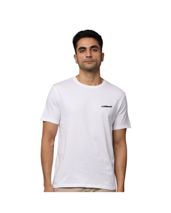 Greys&Blues Pima Round neck T-Shirt-White